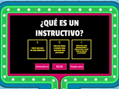  LOS INSTRUCTIVOS
