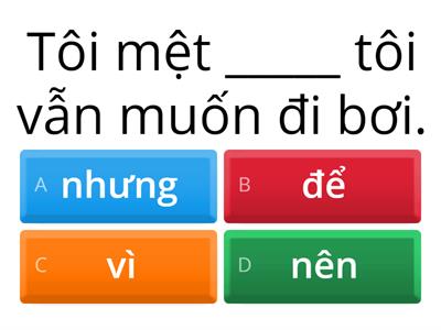 Fill in linking words