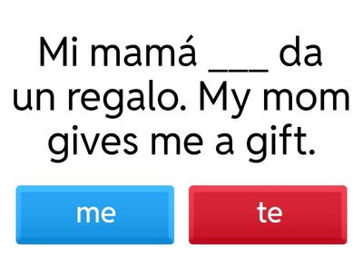 Indirect Object Pronouns