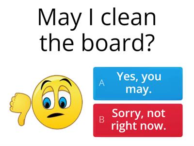 Permission / Can I ...? May I ...??