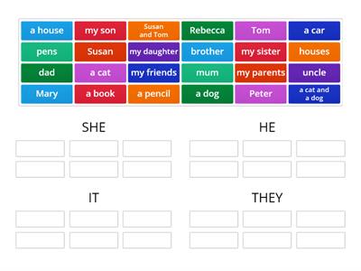 SUBJECT PRONOUNS