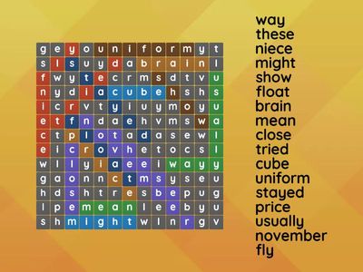 Week 9: Long Vowel Sounds 