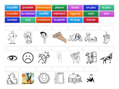 3PC Side 2 Vocab. (Trois Petits Cochons)