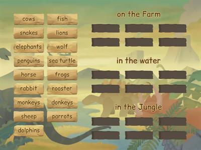 Intermediate-Where do animals live?