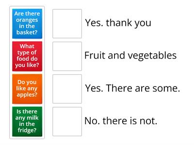 Food - Count and non count nouns