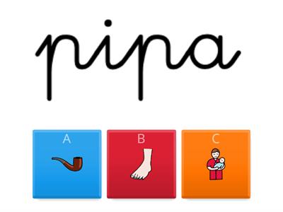 Lectura comprensiva letra P