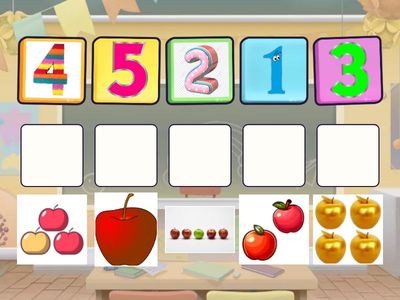 Mencocokan angka dengan gambar