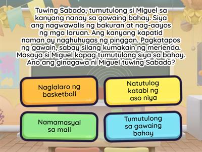 Comprehension in Filipino