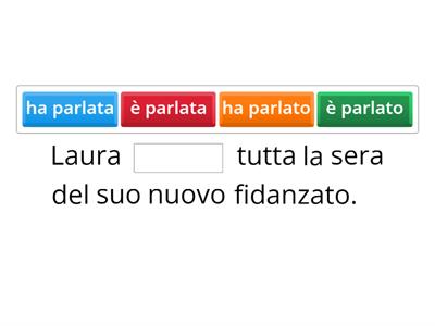 passato prossimo (avere/essere)