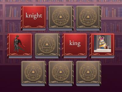 Knights and castles. Match the pairs
