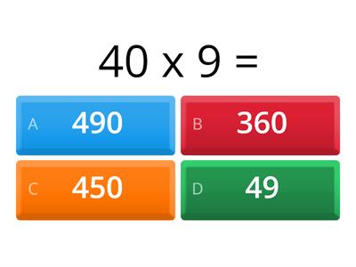 Multiplikation und Division Kl. 3