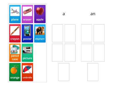 Unit 1 Grammar book Articles: a / an Family and friends 1