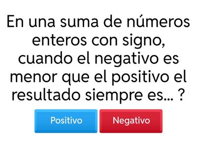 Números con signo (ENTEROS)