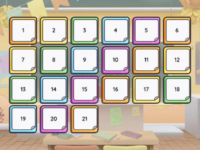 Selk Numbers 0-20 open the box