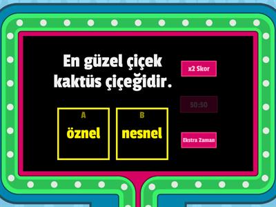 nesnel-öznel 