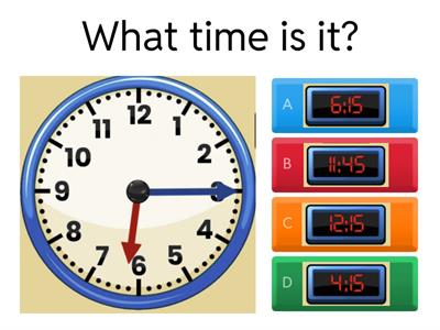 Stage 2 - Math - Quarter to/ quarter past