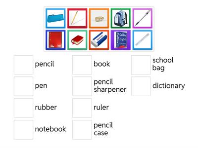 School Vocabulary Game