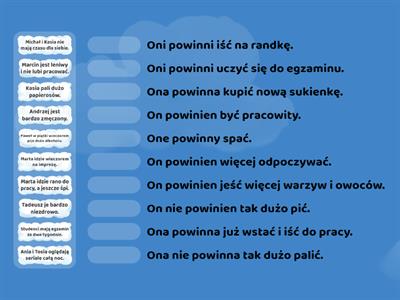 Powinien/nie powinien