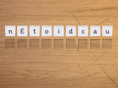 English vocabulary interactive learning game