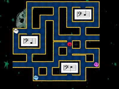 Maze Chase - Bass Clef