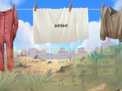 Irregular & regular verbs A to K