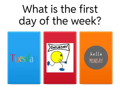 Days of the Week Quiz