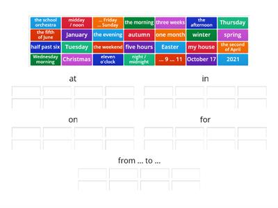 SP5 1.5 prepositions