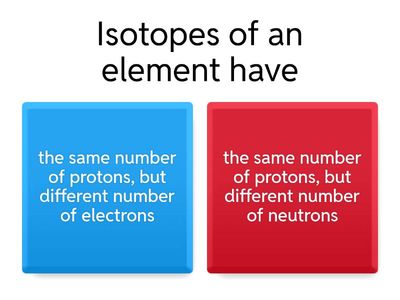 MODULE 3. LESSON 3. ISOTOPES RECALL