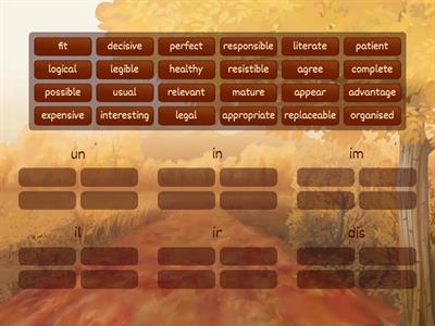 Prefixes