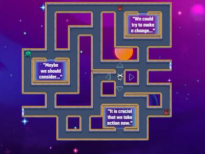 Maze chase: Persuasive language (Year 9)