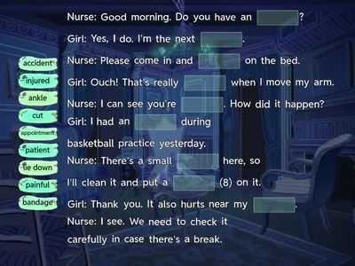 🏥 LA5_U4_🩹 Complete the Sentence – At the Doctor’s