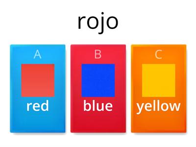 Los colores Quiz