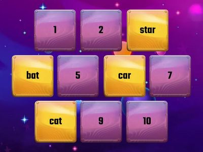 Reception - rhyming pairs 1