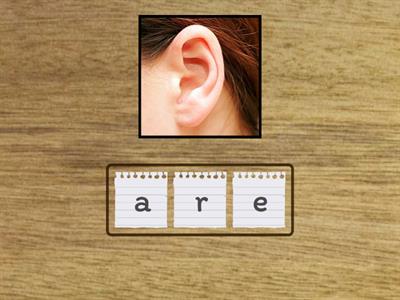 Phonics ear air ure er