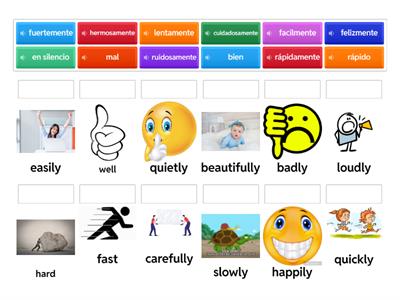 Adverbs of manner - Match Up