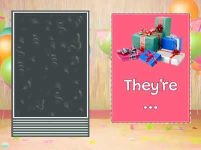 Questions (Party time!)