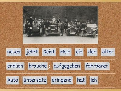 Wortschatz C1: Reisen mit Wohnmobil