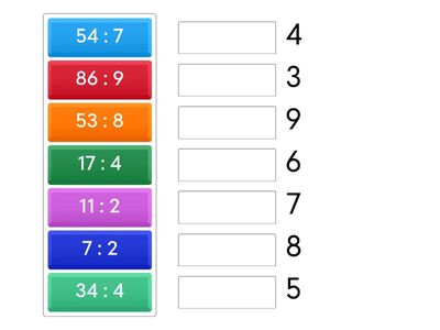 Tìm thương của các phép chia sau ( Cô Kim Huệ 3E - TH Đồng Kỵ 1)