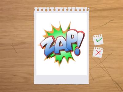 In a Flash/ZAP! VC/CVC/CVCC