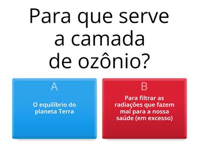 A IMPORTÂNCIA DA COMADA DE OZÔNIO.