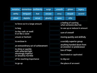 IEW Ancient History Lessons 1 - 20 Vocabulary (Quiz 5)