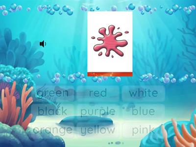  Kids box 1. Unit 1. Colours. (Find the match)