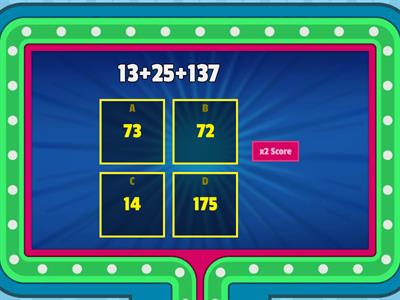 add three addends 加法