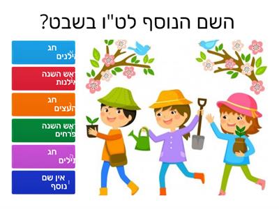 משחק ט"ו בשבט חגית רוט