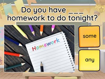 Some or Any: High School Edition