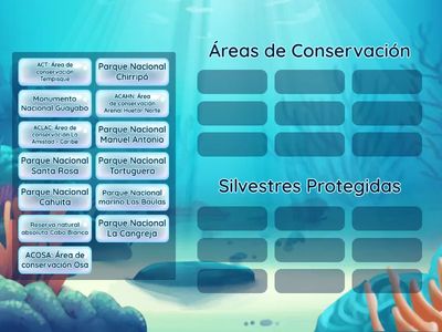 Áreas de Conservación y Silvestres Protegidas
