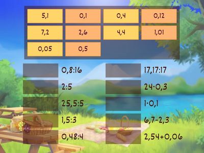 Действия с десятичными дробями. Микс