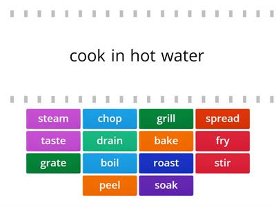 cooking verbs