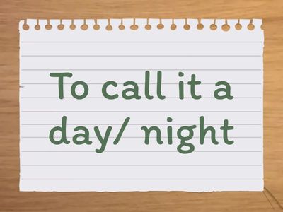 9 - Traveling idioms