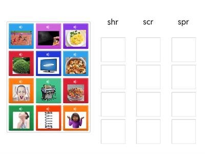 SCR, SHR, SPR Sort #2